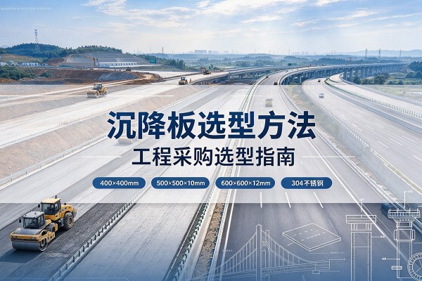 石鼓沉降板选择方法