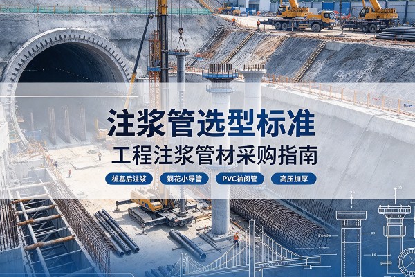 石鼓注浆管选型标准