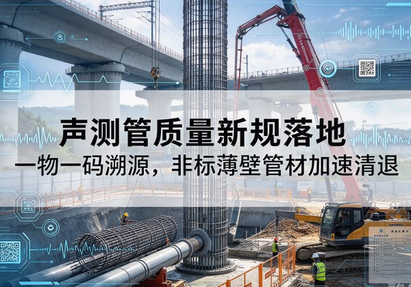 石鼓声测管质量新规落地，一物一码溯源，非标薄壁管材加速清退